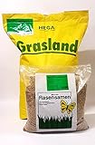 HEGA Grasland Rasensamen Grassamen Sport und Spielrasen (30 kg (3x 10 kg))