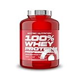 Scitec Nutrition 100% Whey Protein Professional mit extra zusätzlichen Aminosäuren und Verdauungsenzymen, glutenfrei, 2.35 kg, Erdbeere