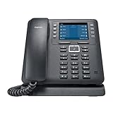 Gigaset Maxwell 3 - IP Telefon, mit bis zu 4 VoIP-Konten - 3,5“-TFT-Farbdisplay - Volltastatur - 10 Funktionstasten für schnelle Bedienung, schwarz