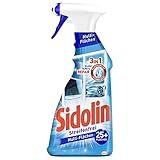 Sidolin Multi-Flächen-Reiniger, Sprühflasche, 500 ml, für streifenfreien Glanz auf über 25 Flächen mit Flüssigglas Technologie