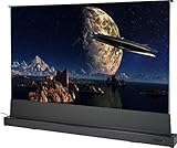 celexon Heimkino- und Business-Boden-Leinwand für Ultra-Kurzdistanz-Projektoren - 100'- 221,4x124,5cm - hochreflektierend Gain 0,6 - 4K UHD - schwarz