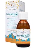 LAB BOTANIC BAVARIA® FreeSpiraX Syrup | Natürlicher Hustensaft für Erwachsene & Kinder I Mit Propolis, Eukalyptus, Pelargonium Sidoides & Pfefferminz | Lindert Husten | Ohne Zuckerzusatz (150 ml)