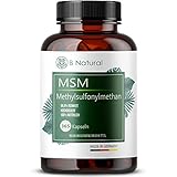 MSM 365 Kapseln 99,9% reines Methylsulfonylmethan Hochdosiert & hoch bioverfügbar vegane Kapseln ohne Zusätze