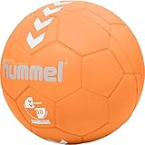 hummel 203606 Unisex Kinder HMLEASY Kids-Handball, Orange/Weiß, 1