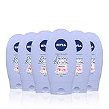 Nivea Handcreme/Feuchtigkeitscreme mit Kirschblüte und pflegendem Jojobaöl, 6er-Pack (6 x 75 ml), für trockene und normale Haut