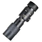 AIDIRui Monokulares Teleskop 4K 10-300X30mm Super Tele Zoom, Einziehbares Okular mit Smartphone Halter und Stativ BAK4 Prisma