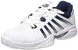 K-Swiss Herren Receiver V Tennisschuh, White/Peacoat/Silver, 45 EU