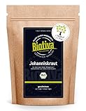 Biotiva Johanniskraut Tee Bio 250g - Echtes Johanniskraut, geschnitten - Hypericum - abgefüllt und kontrolliert in Deutschland (DE-ÖKO-005) - 47,96€/kg