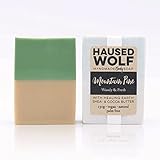 Haused Wolf Duschseife • 130 g • vegan • Naturkosmetik • handmade in Germany (Mountain Pine)