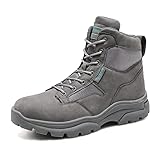 YWZBEC Herren Wanderschuhe Bergschuhe mit Seitlichem Reißverschluss Atmungsaktiv Wanderstiefel Sportschuhe High Rise Sneaker für Wandern Klettern Rucksackreisen rutschfeste Gummischuhe