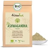 Ashwagandha Pulver BIO (250g) |100% ECHTE Ashwagandhawurzel gemahlen aus Indien | indischer Ginseng | Ayurveda