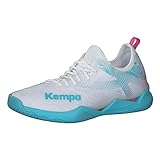 Kempa Damen Wing Handballschuh, Weiß/Aqua, 38 EU