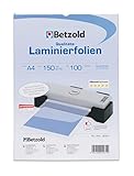 Betzold - Laminier-Folien A4 100 Stück - Laminier-Taschen Folier-Folien