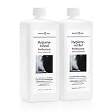 HansePro Hygienemittel Professional, 2 x 1000 ml I Für Luftbefeuchter, Luftreiniger, Luftwäscher, Heizkörper-Verdunster, Zimmerbrunnen I hält Verdunstwasser hygienisch einwandfrei I Extra schaumfrei