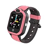 Simmotrade® 4G/LTE GPS Tracker Uhr für Kinder. GPS Kinder-Smartwatch Vergleichssieger beim ComputerBild Test: Beste Kinder-Smartwatch [pink]. Deutscher GPS Tracker Shop, kein ABO