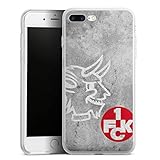 DeinDesign Silikon Hülle kompatibel mit Apple iPhone 7 Plus Case transparent Handyhülle 1. FC Kaiserslautern Teufel 1. FCK