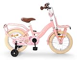 SJOEF Classic Kinderfahrrad 12 Zoll | Kinder Fahrrad für Mädchen/Jugend | Ab 2-8 Jahren | 12-20 Zoll | inklusive Stützräder (Rosa)