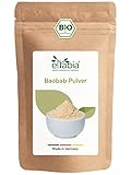 Bio Baobab Pulver 500g | Affenbrotbaum gemahlen | Apothekerbaum in Rohkost Qualität | 100% rein und ohne Zusatzstoffe |Veganes Fruchtpulver