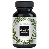 Vitamin C 500mg - 365 Kapseln - Premium: Aus pflanzlicher Fermentation & gepuffert (pH-neutral, säurefrei, magenschonend) - Laborgeprüft, vegan und in Deutschland produziert