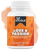 loodus® - LOVE & PASSION - Männer Kapseln mit Maca-Extrakt, Tribulus Terrestris-Extrakt, Zink und Selen - 20 Kapseln 10 abgestimmte Inhaltsstoffe