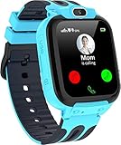 Smartwatch Kinder GPS LBS Telefon SOS Voice Chat Gegenseitiges Anrufen wasserdichte Touchscreen Jungen Mädchen Studenten