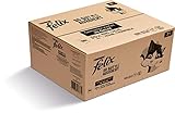 FELIX So gut wie es aussieht Senior Katzenfutter nass in Gelee, Sorten-Mix, 120er Pack (120 x 85g)