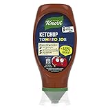 Knorr KETCHUP Tomato Joe fruchtiger Tomatenketchup mit 40% weniger Zucker* 430 ml 8 Stück