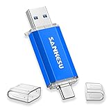 SANKESU 256GB USB Stick 3.0 USB C Flash-Laufwerke USB-A & Typ-C OTG Speicherstick, Dual Memory Sticks für PC/Tablet/Laptop/Typ C Handy(Tatsächlich Verfügbare Kapazität: 234GB)