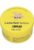 B & E Lederfett - 250 g - farblos