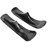 Skiboard-Schlitten für Balance-Scooter, 2-in-1-Wintersportzubehör, Schwarze Schlittenteile für Kinderspaß im Freien und Familienzusammenhalt