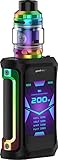 GeekVape Aegis X 200 Watt + Z Subohm 5ml Tank im E Zigarette Set - Farbe: regenbogen-schwarz