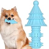 Molarenspielzeug für Haustiere - Weihnachtsbaum Form Design Interaktive Hundezahnbürste Kauspielzeug - Zahnpflege-Hundespielzeug für kleine und mittelgroße Hunde