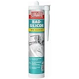 Lugato Wie Gummi Bad-Silicon 310 ml granitgrau - Für elastische Fugen im Sanitärbereich