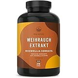 Weihrauch Extrakt - 270 Kapseln - Indischer Boswellia Serrata - 500mg - 85% Boswelliasäure - Hochdosiert mit 1500mg - Weihrauchkapseln Vegan, Laborgeprüft, Deutsche Produktion - TRUE NATURE®