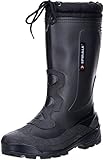 Spirale Damen Herren gefütterter Gummistiefel Winterstiefel Thermosohle ALTEX schwarz, Größe:39, Farbe:Schwarz