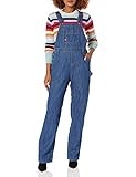 Dickies Damen Denim Bib Overall, Medium Stonewashed Denim, Small