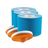 Sport Tape Kinesiology Tape,Button Including Physio Tape Set of 3 Can Make Tension & Surrounding Fascia & Promotes Blood Circulation Reusable (Blue)