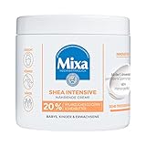 Mixa Shea Intensive Nährende Creme mit 20% pflanzlichem Glycerin und Sheabutter für sehr trockene Haut, für Gesicht, Körper und Hände