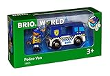 BRIO Bahn 33825 - Polizeiwagen mit Licht und Sound