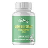 Vitabay Brokkoli Extrakt 500mg • 180 vegane Kapseln • Mit Sulforaphan • Ohne Gentechnik • Vitaminbombe • Reines Extrakt • Pharmaqualität