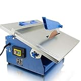 BITUXX® Elektrische Fliesenschneidmaschine 800 Watt Nass Fliesenschneider elektrisch inkl. Diamantscheibe, 180 mm