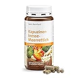 Sanct Bernhard Kapuzinerkresse-Meerrettich-Kapseln mit Senfölen & natürlichem Vitamin C aus der Acerolakirsche, 180 Stück