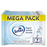 Lotus Feuchtes Toilettenpapier Sensitive - ohne Farb- und Duftstoffe - FSC Fasern 100% natürlichen Ursprungs - 294 Blatt