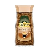 Jacobs löslicher Kaffee Gold Crema, 1 x 200 g Instant Kaffee