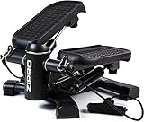 Zipro Roam Stepper | Funktionelle Fitnessgeräte für zu Hause | 2- in-1 Mini-Stepper mit Up-Down & Side-Stepper Modus | inkl. LCD Trainingscomputer | inkl. Widerstandsbänder für Arme