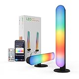 Smart LED Lightbar, RGB Ambient Lampe funktioniert mit Alexa und Google Assistant, USB TV Hintergrundbeleuchtung, Gaming Lampe Sync mit Musik mit Fernbedienung, WiFi Smart Light bar für PC TV