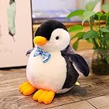 Niedlicher Pinguin Spielzeug Kuscheltier Pinguin mit Fliege Puppe Kinder Home Shop Decor Hochwertiges Spielzeug 35CM 3