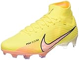 Nike Herren Zoom Mercurial Superfly 9 Elite Fg Football Shoes, Yellow Strike/Sunset Glow-Barely Grape, 39 EU