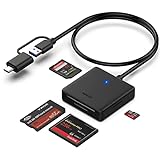 Speicherkartenleser, BENFEI 4 in1 USB / USB-C auf SD, Micro SD, MS, CF-Kartenleseradapter