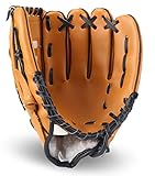 Lawei Baseball Handschuhe aus PU-Leder Komfortabel Baseball Glove Verdicken Dauerhaft Softballhandschuhe für Sport & Outdoor Kinder Erwachsene - 3 Größen (11,5 Zoll/ 29,5 cm)